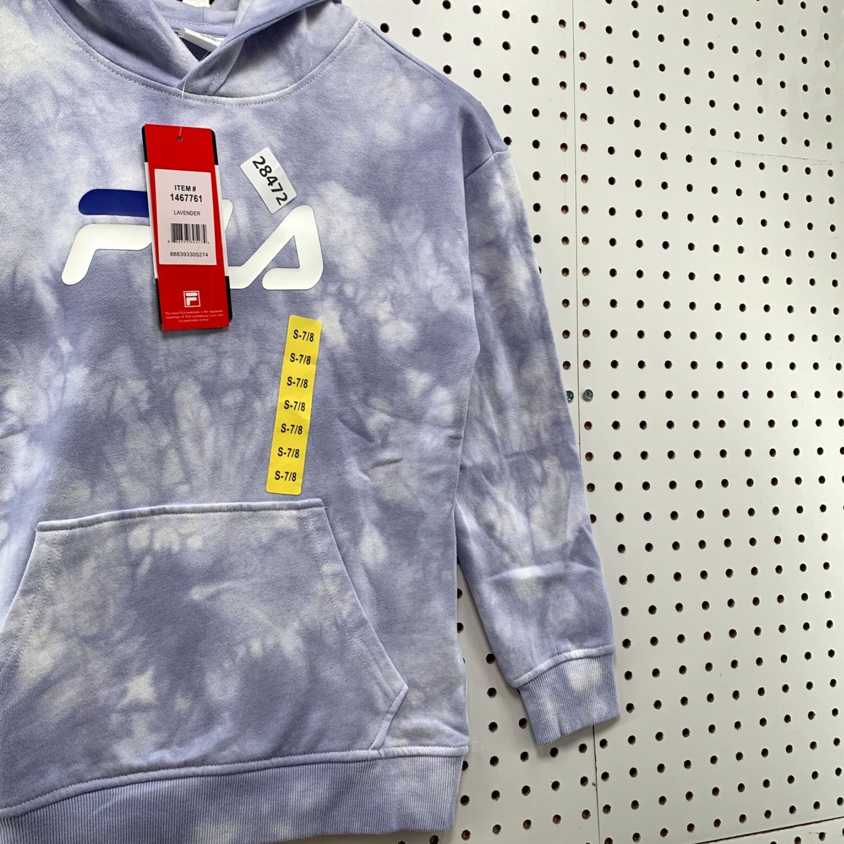 Fila FILA Hoodie Women Small Purple Acid Wash Pullover Womens Size S / US 4 / IT 40 - 4 Thumbnail