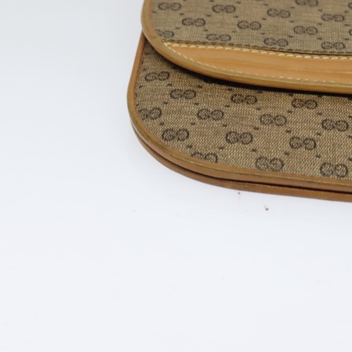 Gucci GUCCI Micro GG Supreme Shoulder Bag Pvc Beige Gold Size ONE SIZE - 10 Thumbnail