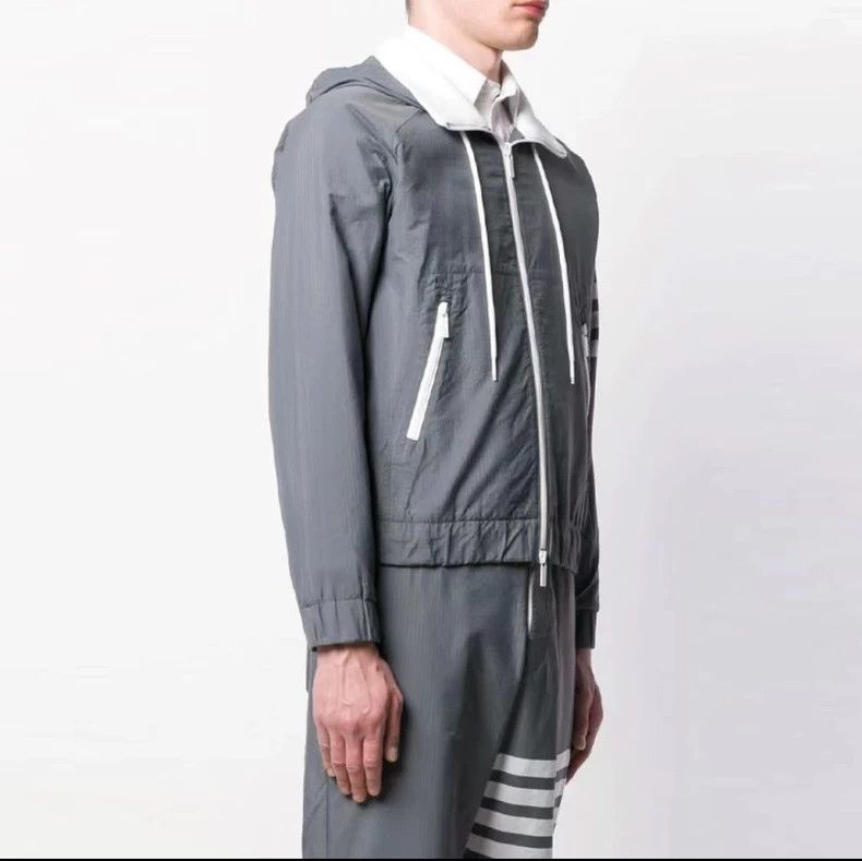 Thom Browne Thom Browne Zippered hooded jacket Size US XXS / EU 40 - 8 Thumbnail