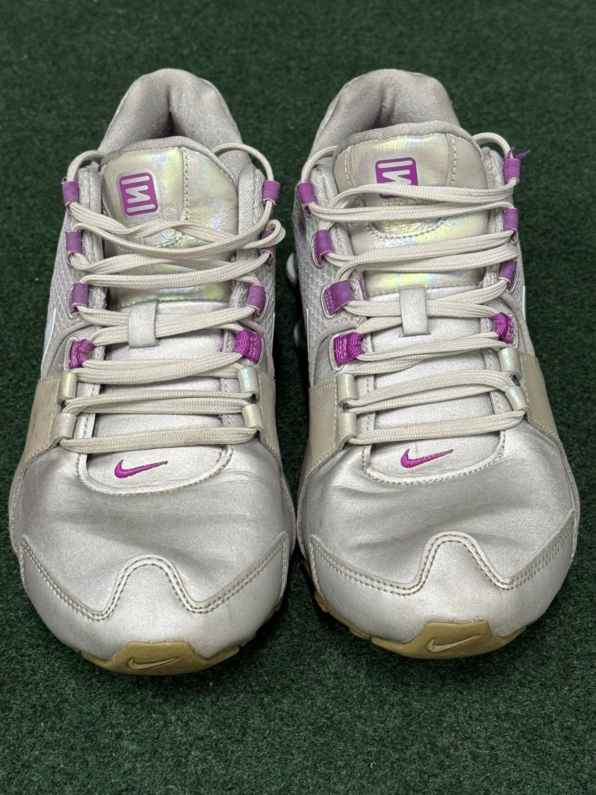 Nike 2016 Nike Shox Avenue SE Silver Blue Tint Violet 844131-002 Size US 8 / IT 38 - 2 Thumbnail
