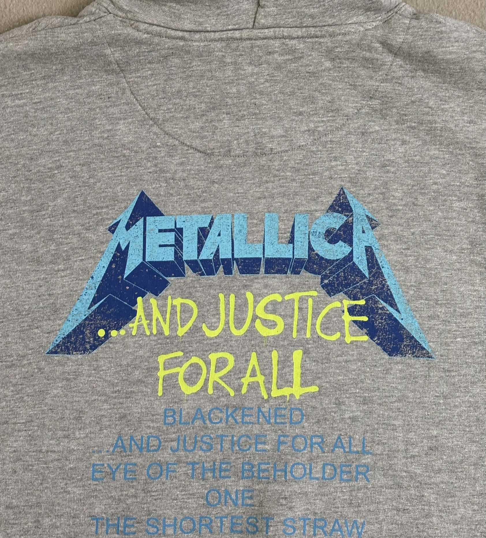 Band Tees Metallica And Justice For All Hoodie 2022 Size M Size US M / EU 48-50 / 2 - 9 Thumbnail