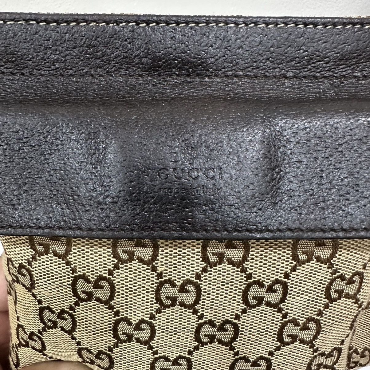 Gucci GUCCI GG CANVAS DOUBLE POCKET BELT BAG WAIST BUMBAG 25 Size ONE SIZE - 7 Thumbnail