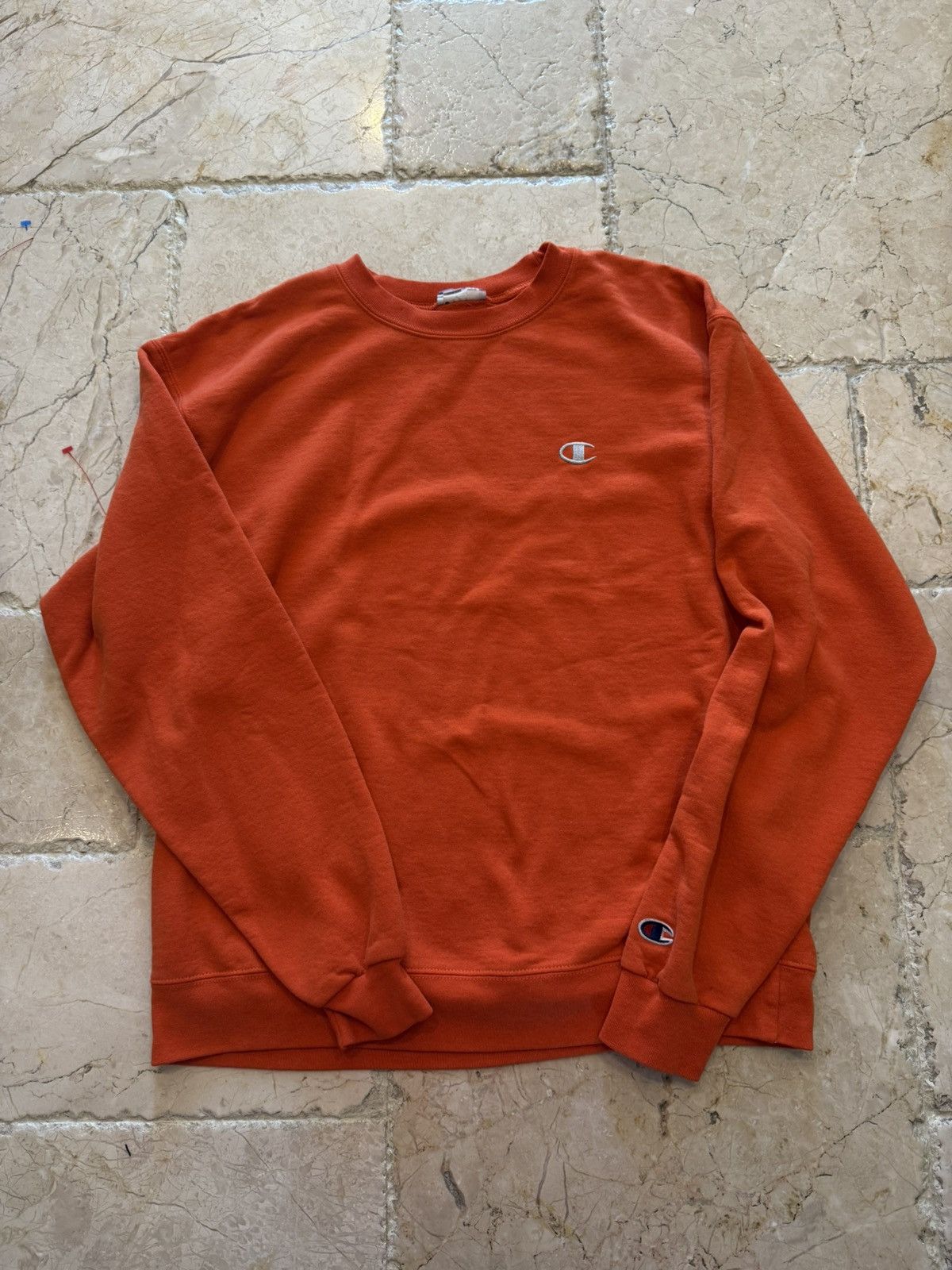 Champion Vintage Champion orange crewneck Size US L / EU 52-54 / 3 - 1 Thumbnail