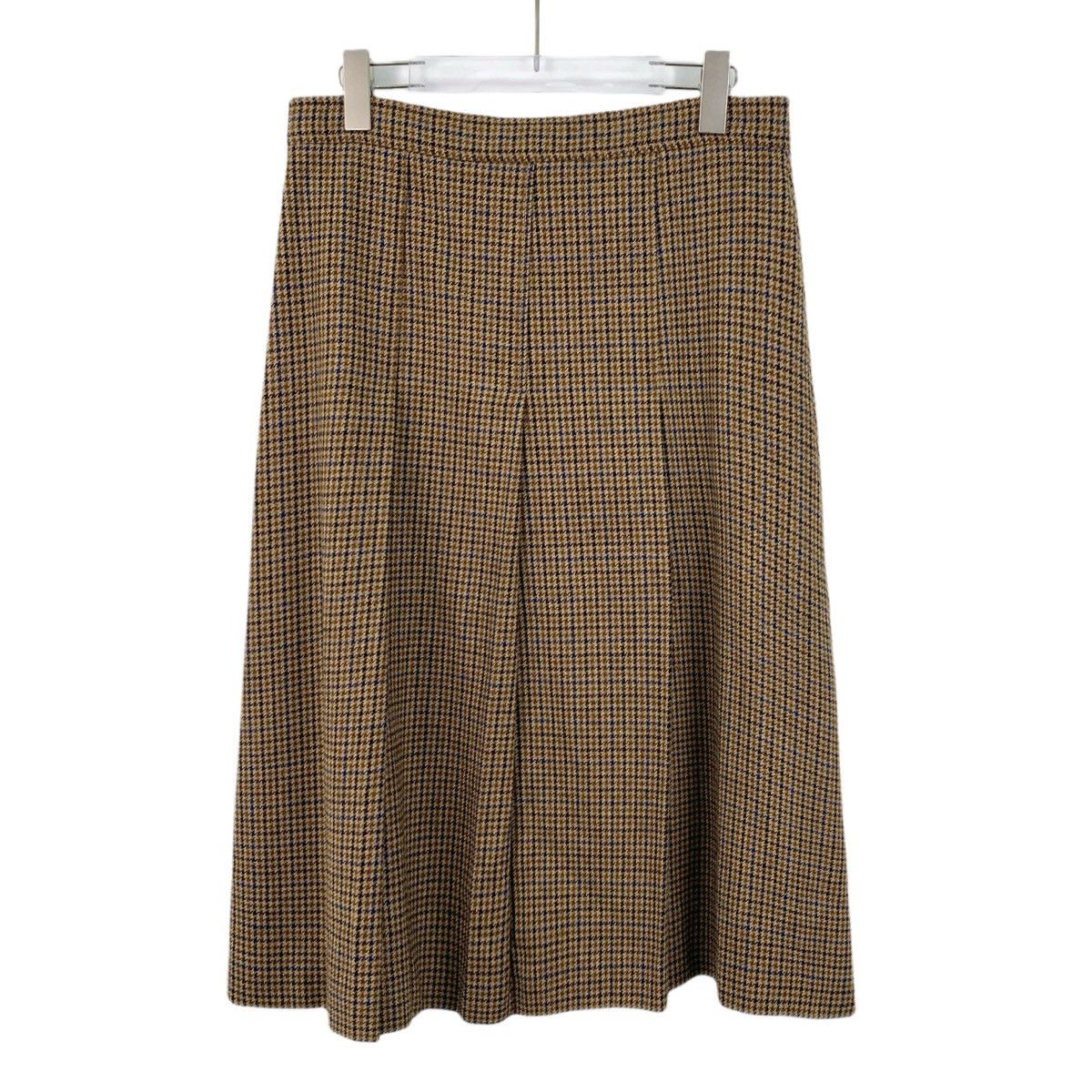 Gucci Gucci Brown Houndstooth Casual Pleated A-line Skirt K26WX Size 30" / US 8 / IT 44 - 2 Thumbnail