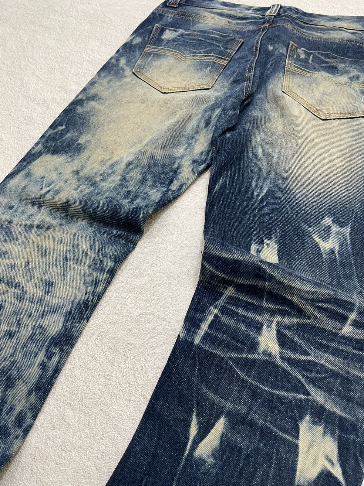 Hysteric Glamour 2000s Acid Washed Jeans Distressed Denim Y2K Size US 32 / EU 48 - 8 Thumbnail