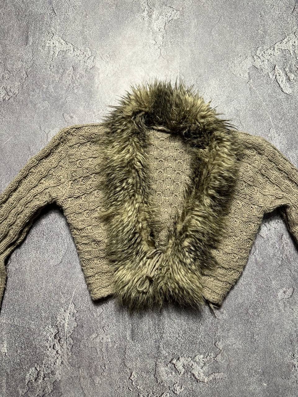 If Six Was Nine × Japanese Brand × Le Grande Bleu (L.G.B.) 💥Crazy Crop Top Faux Fur Women Size M / US 6-8 / IT 42-44 - 3 Thumbnail