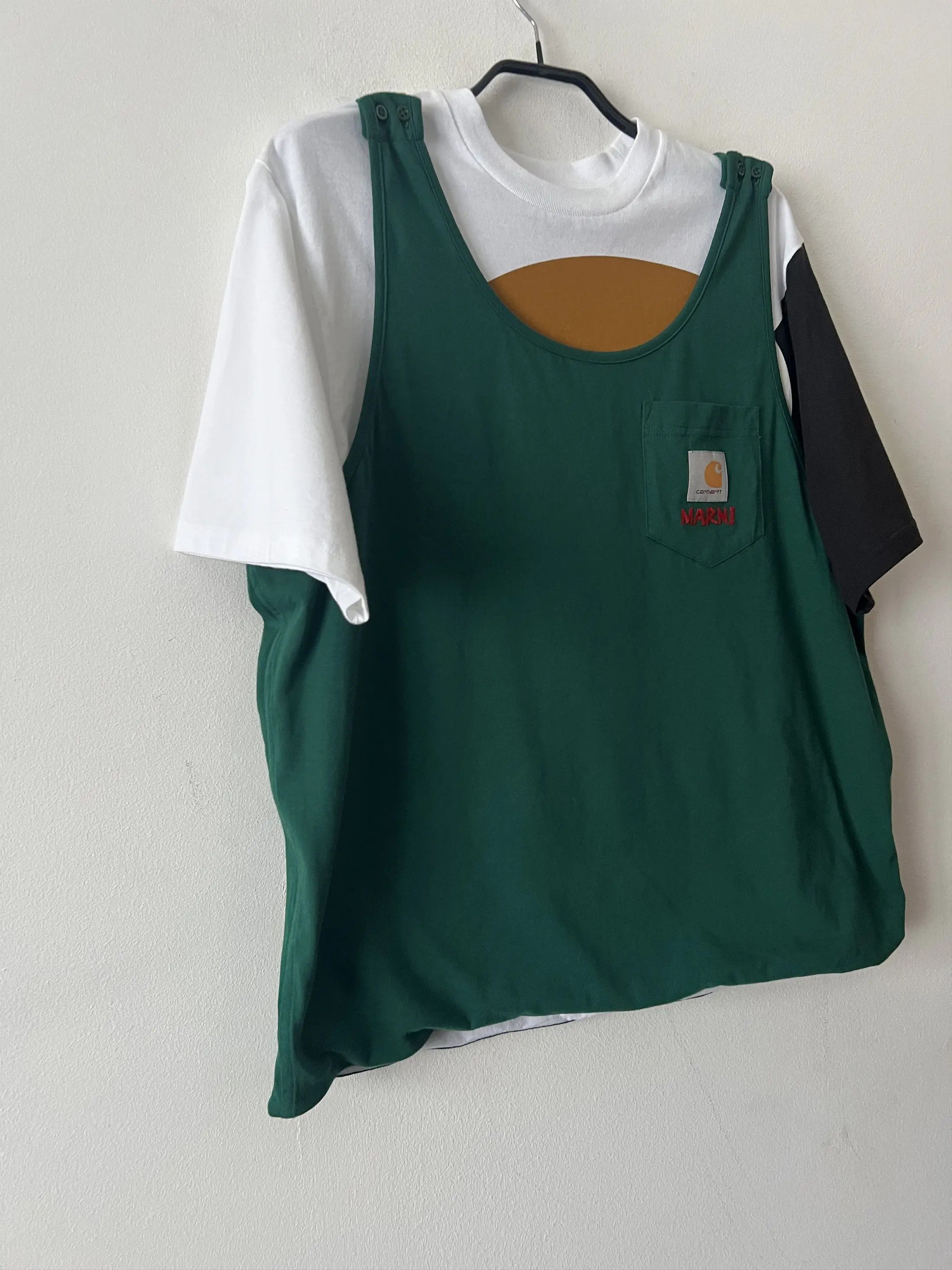 Carhartt Wip × Marni T- Shirt With Sewn In Tank Top Size US S / EU 44-46 / 1 - 5 Thumbnail