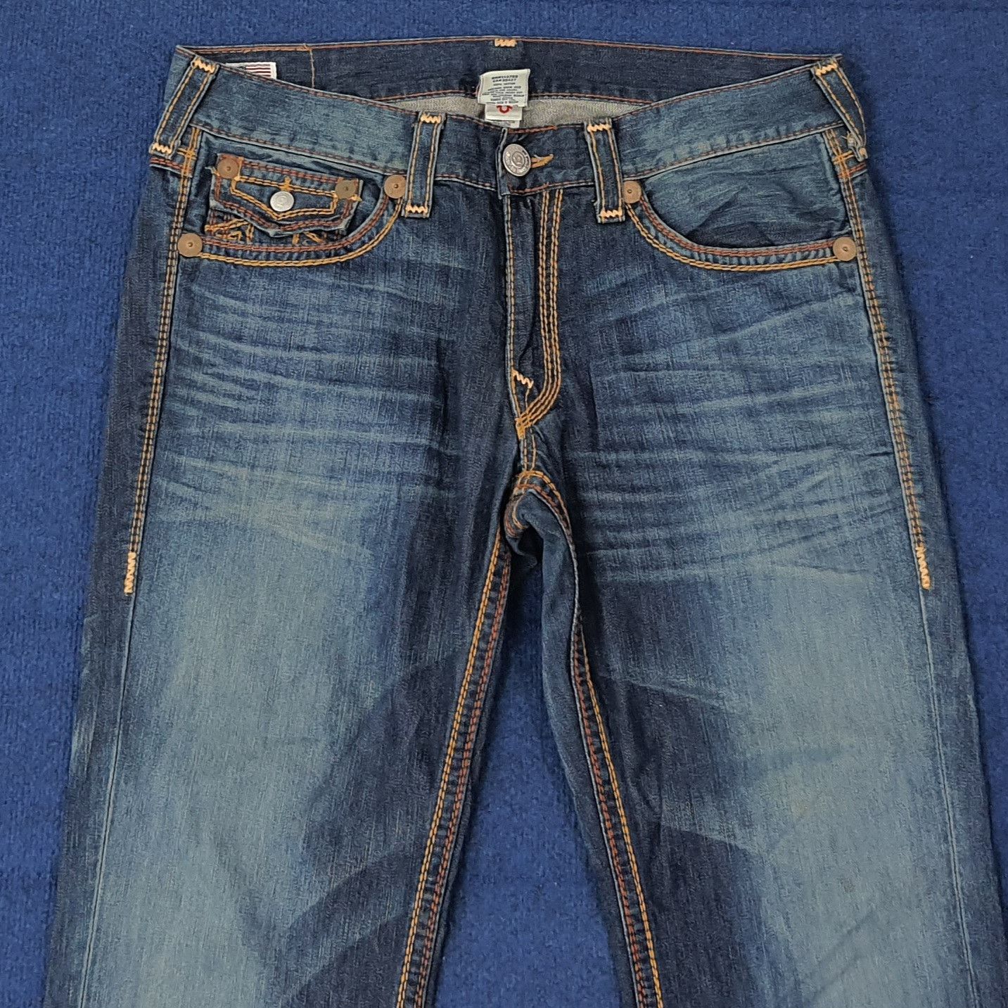 True Religion Vintage True Religion American Denim Jeans C258N2 Size US 37 - 5 Thumbnail