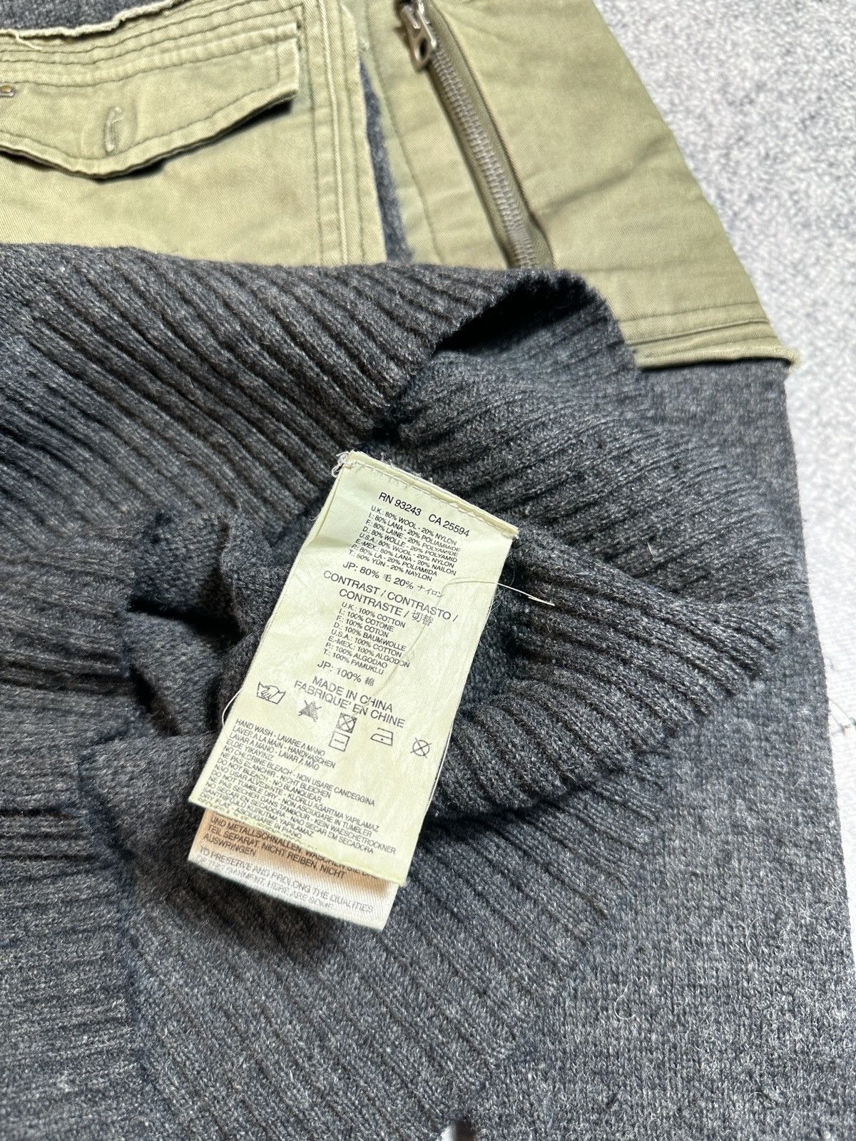 Diesel Y2K Vintage Diesel Sweater Pocket Avant Garde Style VTg USA Size US S / EU 44-46 / 1 - 5 Thumbnail