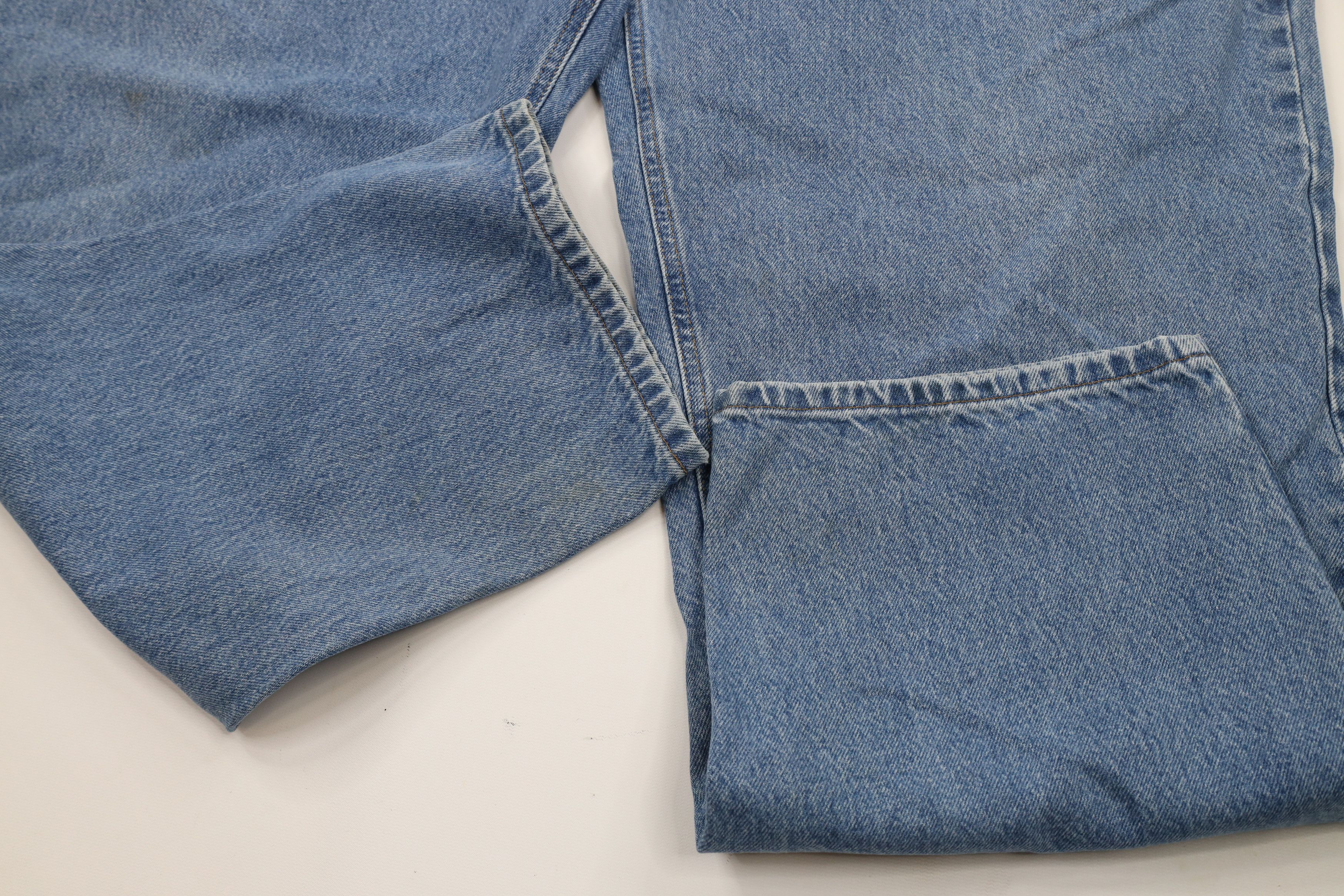 Carhartt × Vintage Vintage Carhartt Spell Out Relaxed Fit Denim Jeans Blue Size US 44 / EU 60 - 5 Thumbnail