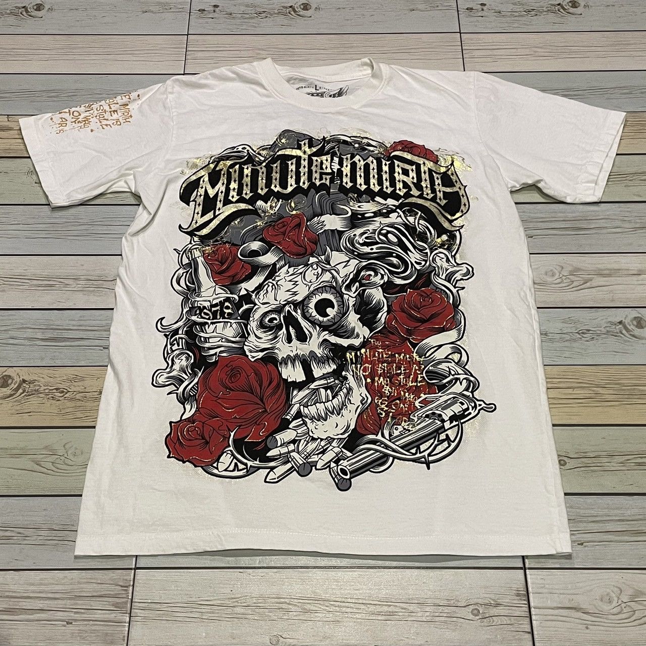 Affliction × Southpole × Tapout Rare Wings Cross Tee Y2K Affliction Style Size US L / EU 52-54 / 3 - 1 Thumbnail