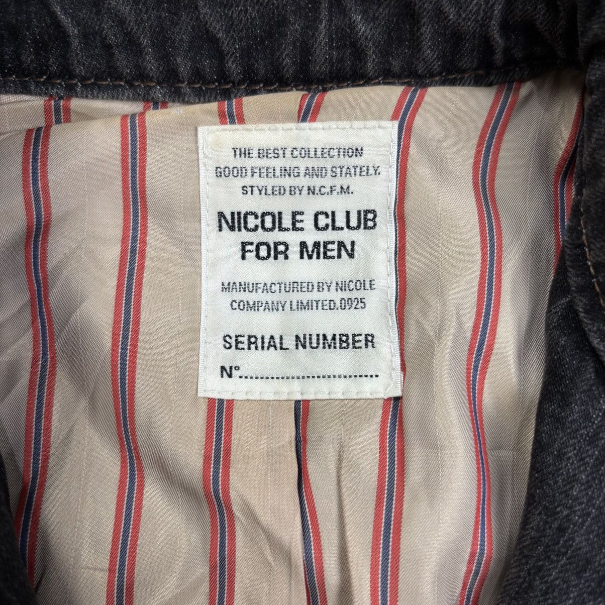 Ekam 2000s Nicole Club Vkei Style Asymetrical Rider Denim Jacket Size US M / EU 48-50 / 2 - 8 Thumbnail