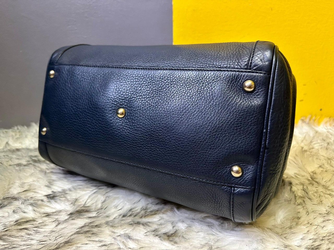 Gucci Authentic Gucci Soho Pebbled Leather Medium Boston Bag Size ONE SIZE - 7 Thumbnail