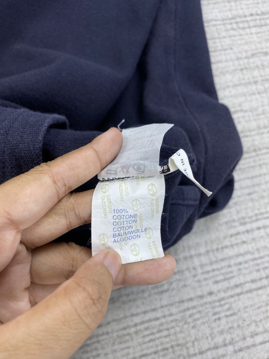 Sergio Tacchini × Vintage Vintage Sergio Tacchini Embroidery Logo Polo Shirt Size US M / EU 48-50 / 2 - 10 Thumbnail