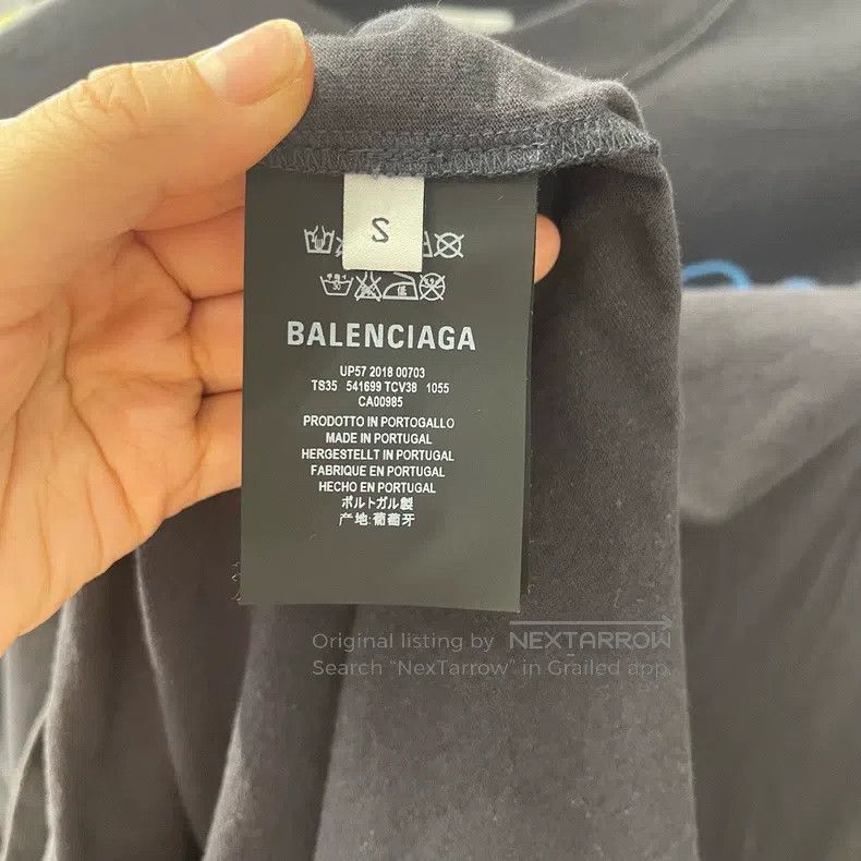 Balenciaga Balenciaga Long Sleeve with Portrait Print Size US S / EU 44-46 / 1 - 4 Thumbnail