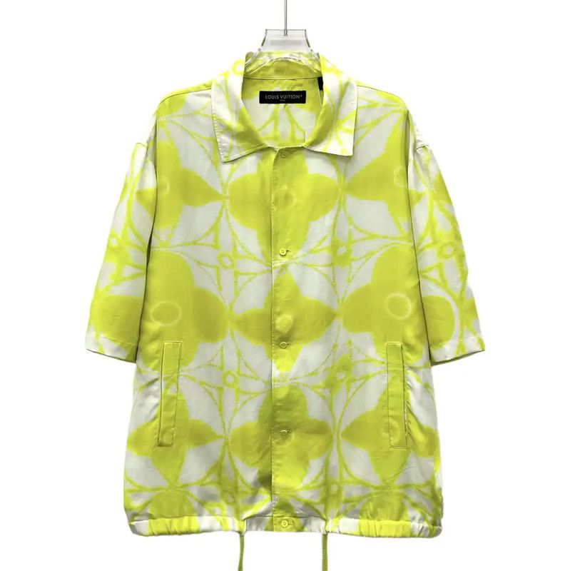 Louis Vuitton Louis Vuitton Color-Block Silk Shirt in XL 0089 Size XL / US 12-14 / IT 48-50 - 1 Thumbnail