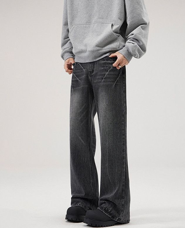 Japanese Brand American Vibe Lightning Cleanfit Wide-Leg Flare Jeans Size US 32 / EU 48 - 2 Thumbnail