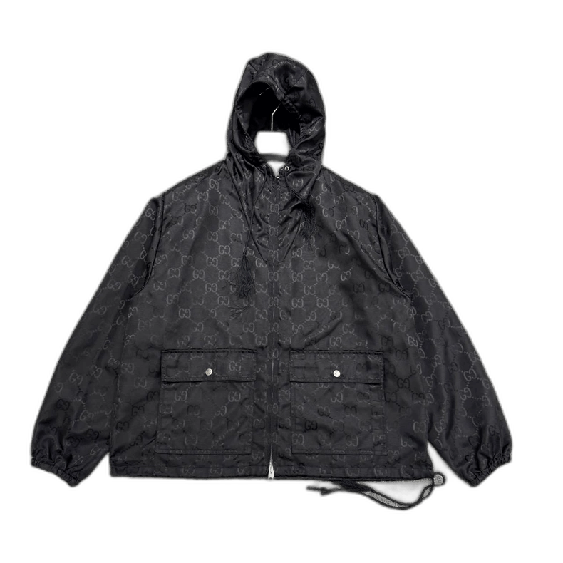 Gucci Gucci Monogram Hooded Jacket-2505 Size US L / EU 52-54 / 3 - 1 Thumbnail