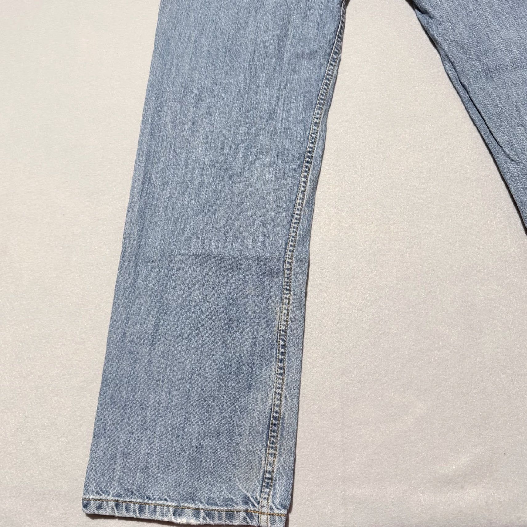 Stetson VINTAGE Stetson Jeans Men's Light Wash Denim Classic Straight Zip Fly 35X36 Blue Men Jeans 35x36 Vintage Cowboy 90s Western Mens Size US 35 - 6 Thumbnail