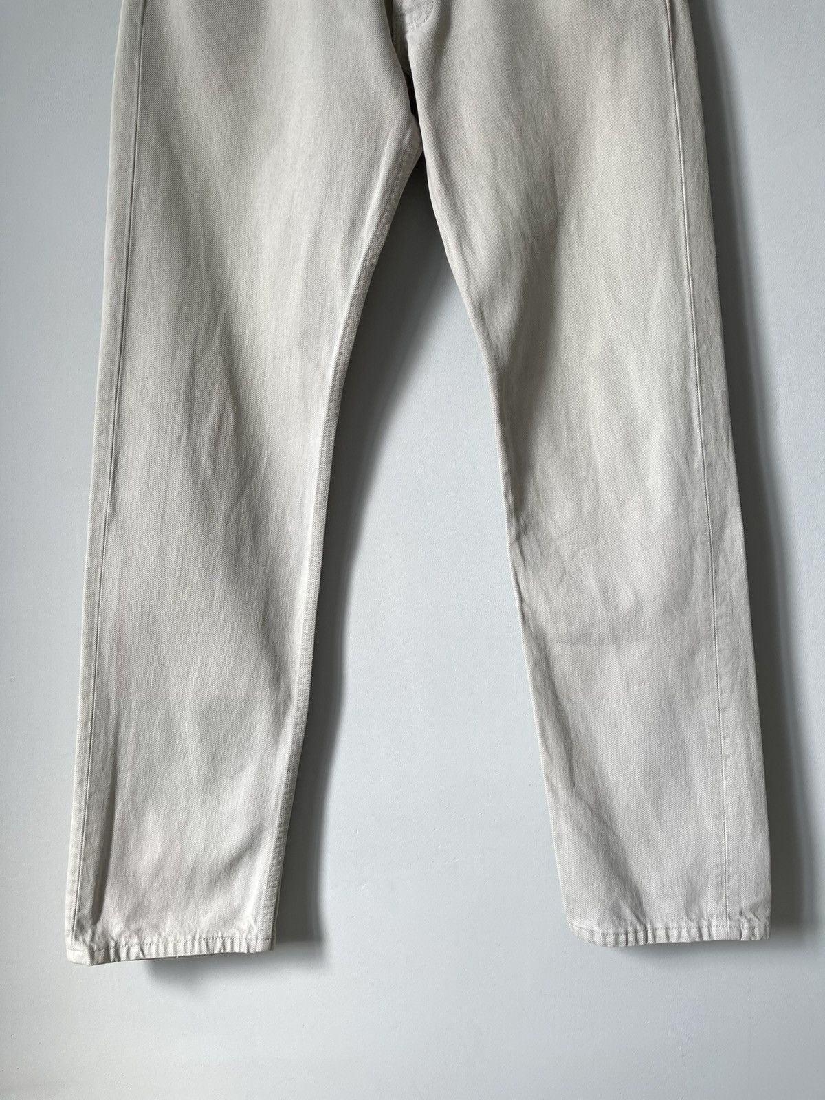 Levi's Vintage 90's Levis 501 Straight Beige Denim Jeans USA Made Size US 32 / EU 48 - 4 Thumbnail
