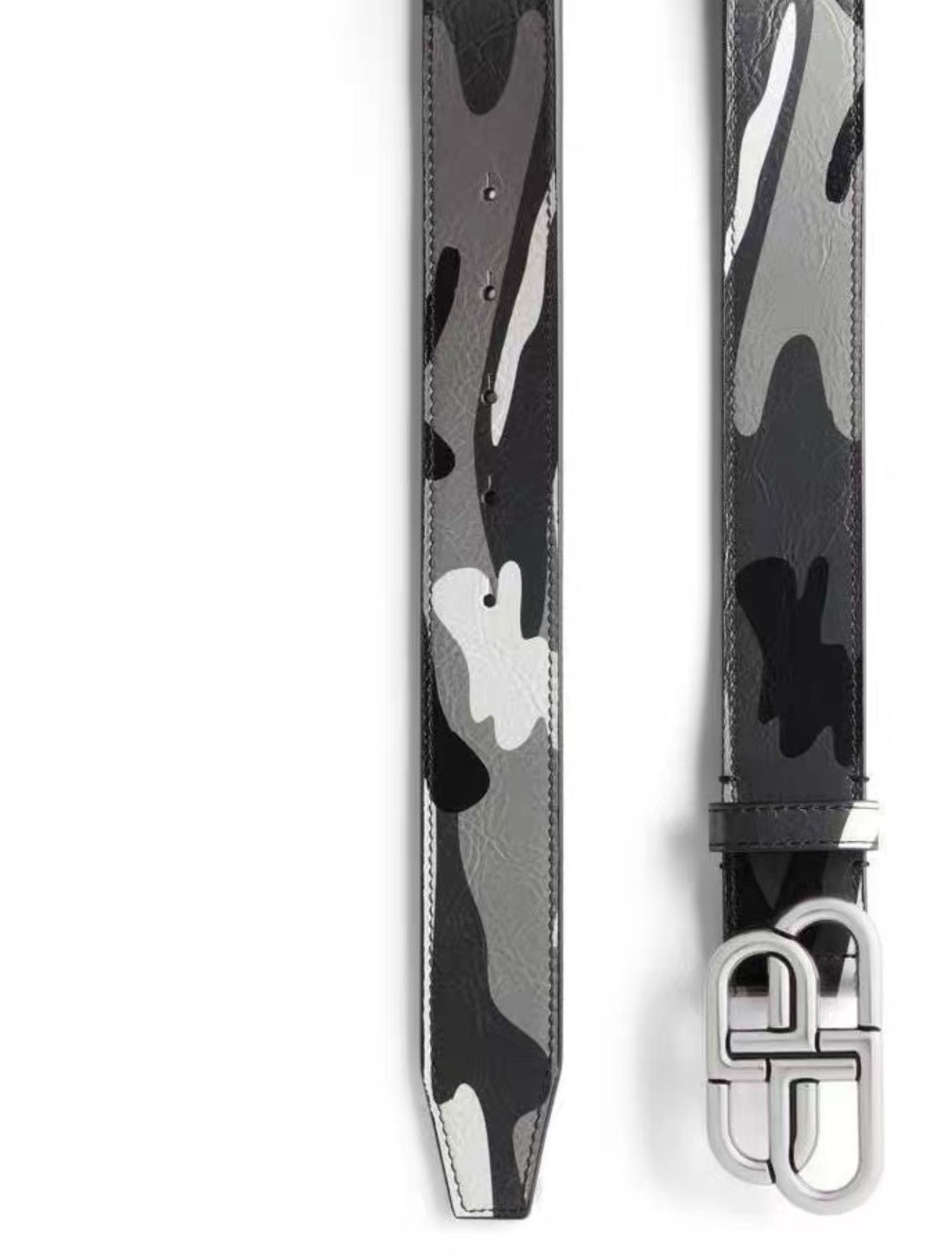 Balenciaga Balenciaga white camo belt Size ONE SIZE - 1 Thumbnail
