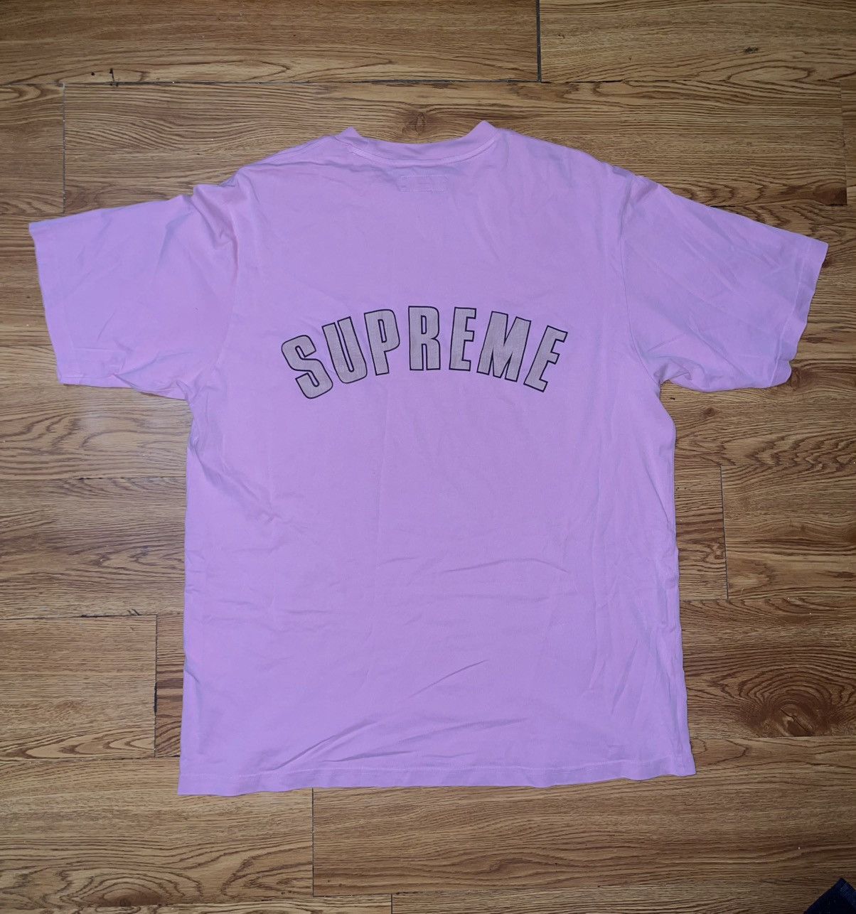 Supreme Supreme Cracked Arc S/S Top Pink Size M Size US M / EU 48-50 / 2 - 4 Thumbnail