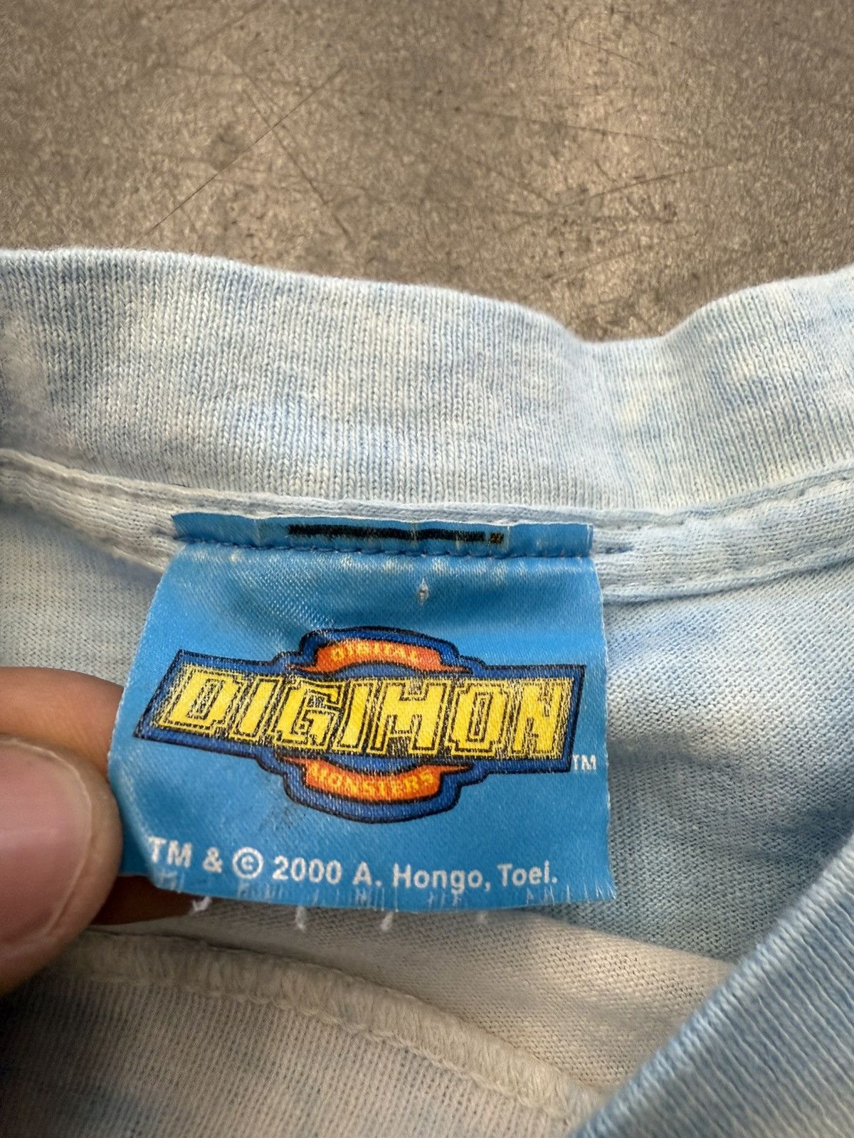 Vintage 2000 Vintage Digimon Digital Monsters 1st Gen Tie-Dye Tee Size US L / EU 52-54 / 3 - 6 Thumbnail