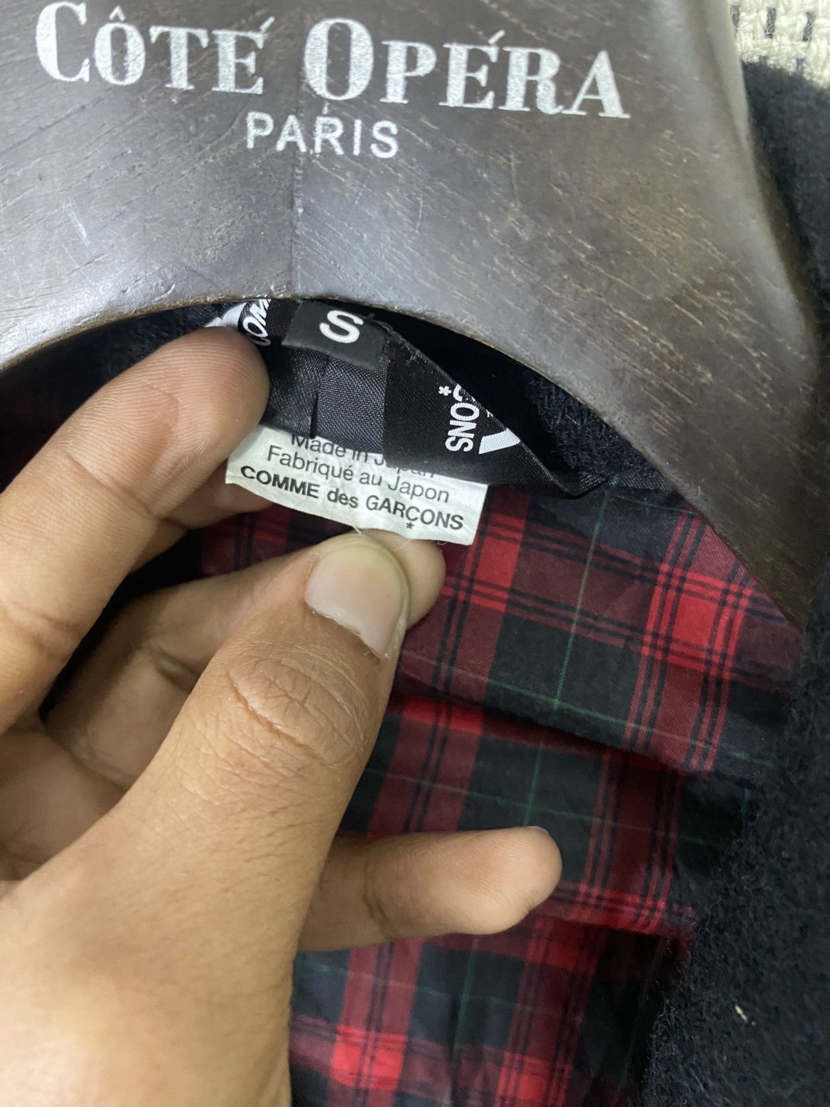CDG by Comme des Garcons × Comme des Garcons × Comme des Garcons Black Comme des Garcons,Blazer Material: 90% wool 10% nylon, Japan Size US S / EU 44-46 / 1 - 13 Thumbnail