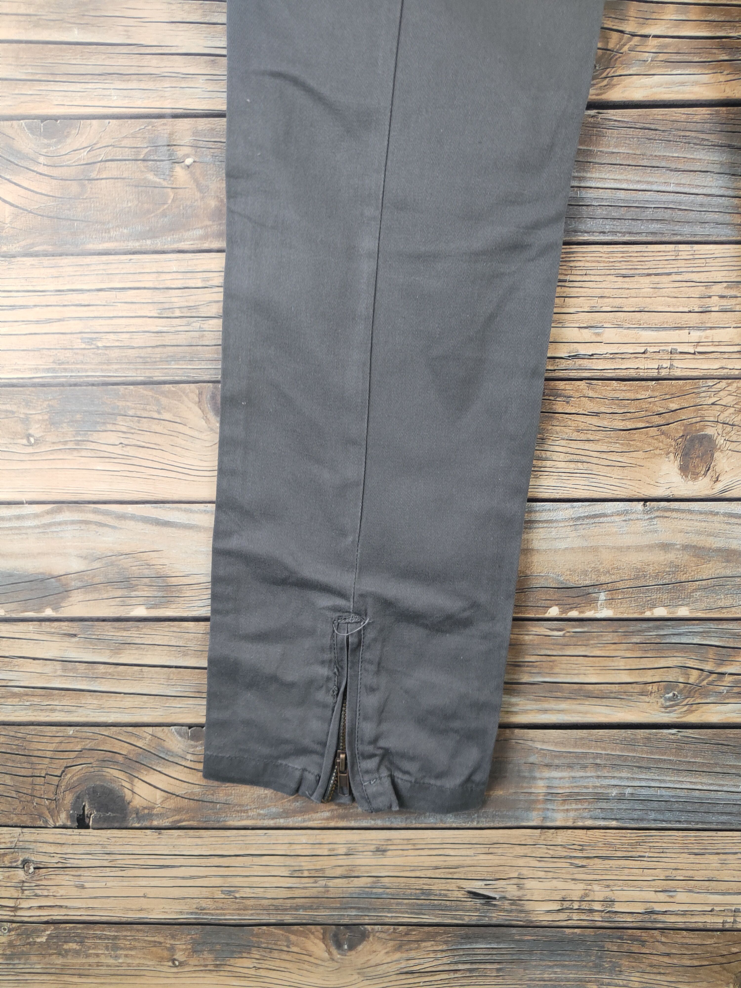 Japanese Brand DL Improves Dark Gray Multipocket Cargo Pants #1868 Size US 31 - 9 Thumbnail