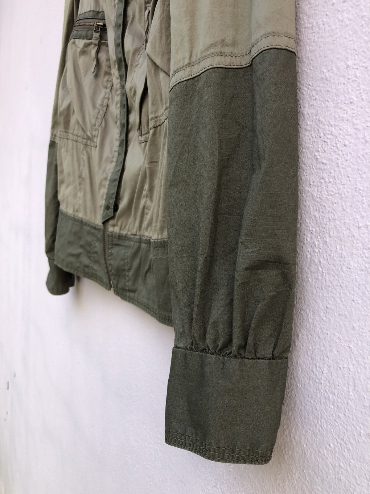 Issey Miyake 20020801PLST IM Two Tone Colour Military Style Jacket Size US S / EU 44-46 / 1 - 6 Thumbnail