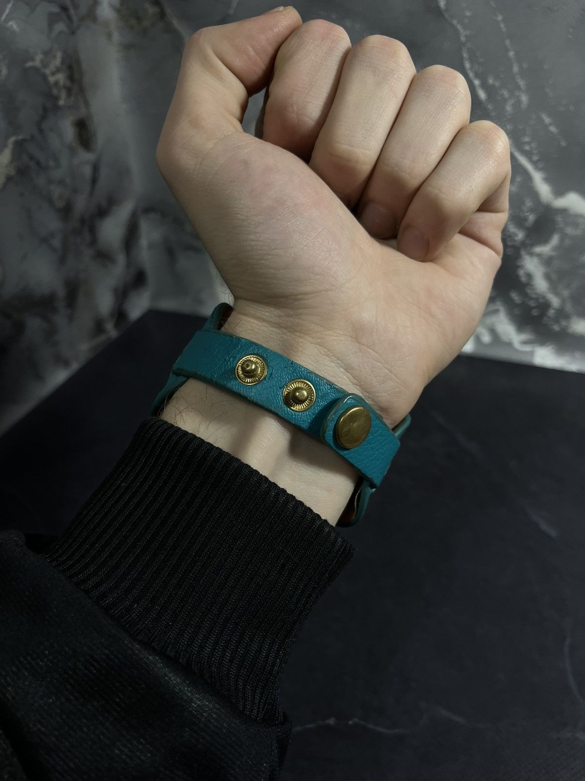 Jewelry Turquoise Crystal Sunburst Cuff Watch Bracelet Size ONE SIZE - 5 Thumbnail