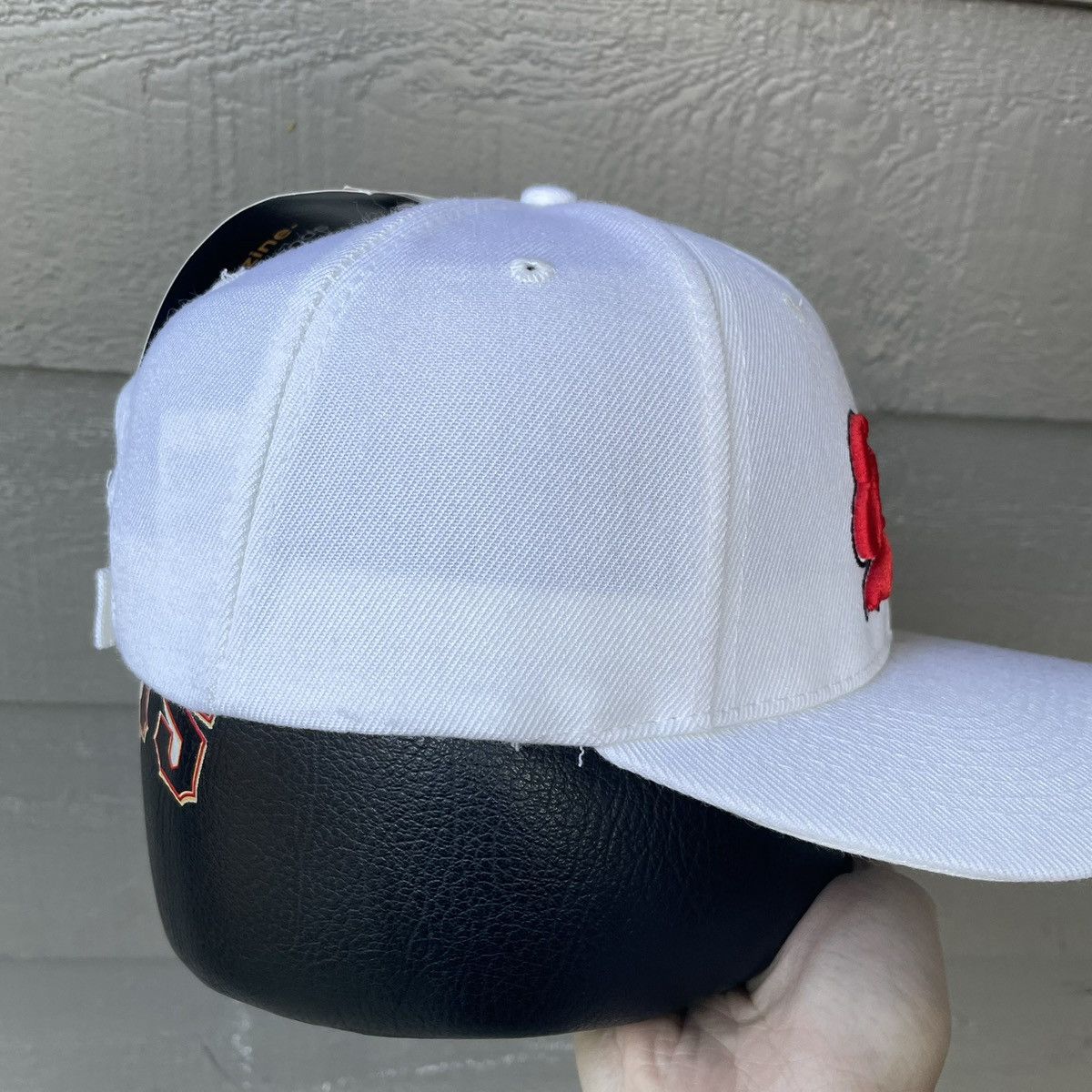 Drew Pearson Vintage ESPN Drew Pearson White Wool Strapback Hat NWT Size ONE SIZE - 8 Thumbnail