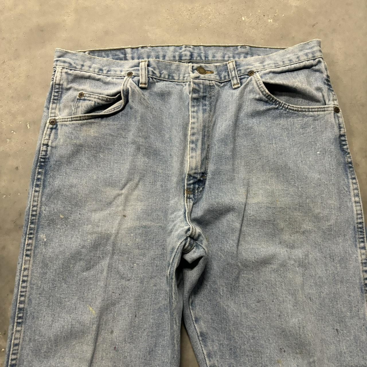 Japanese Brand × Vintage Crazy Vintage Y2K/2000s Light Wash Essential Denim Jeans! Size US 36 / EU 52 - 5 Thumbnail