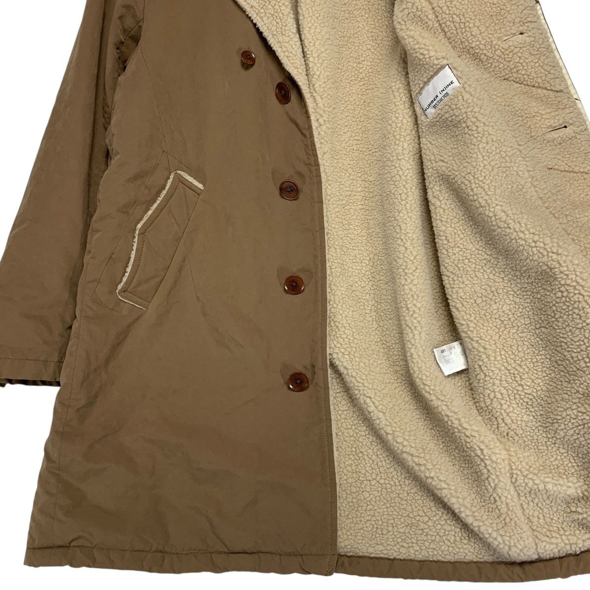 Number (N)ine Number Nine Studious Fleece Lined Coat jacket Size US M / EU 48-50 / 2 - 5 Thumbnail