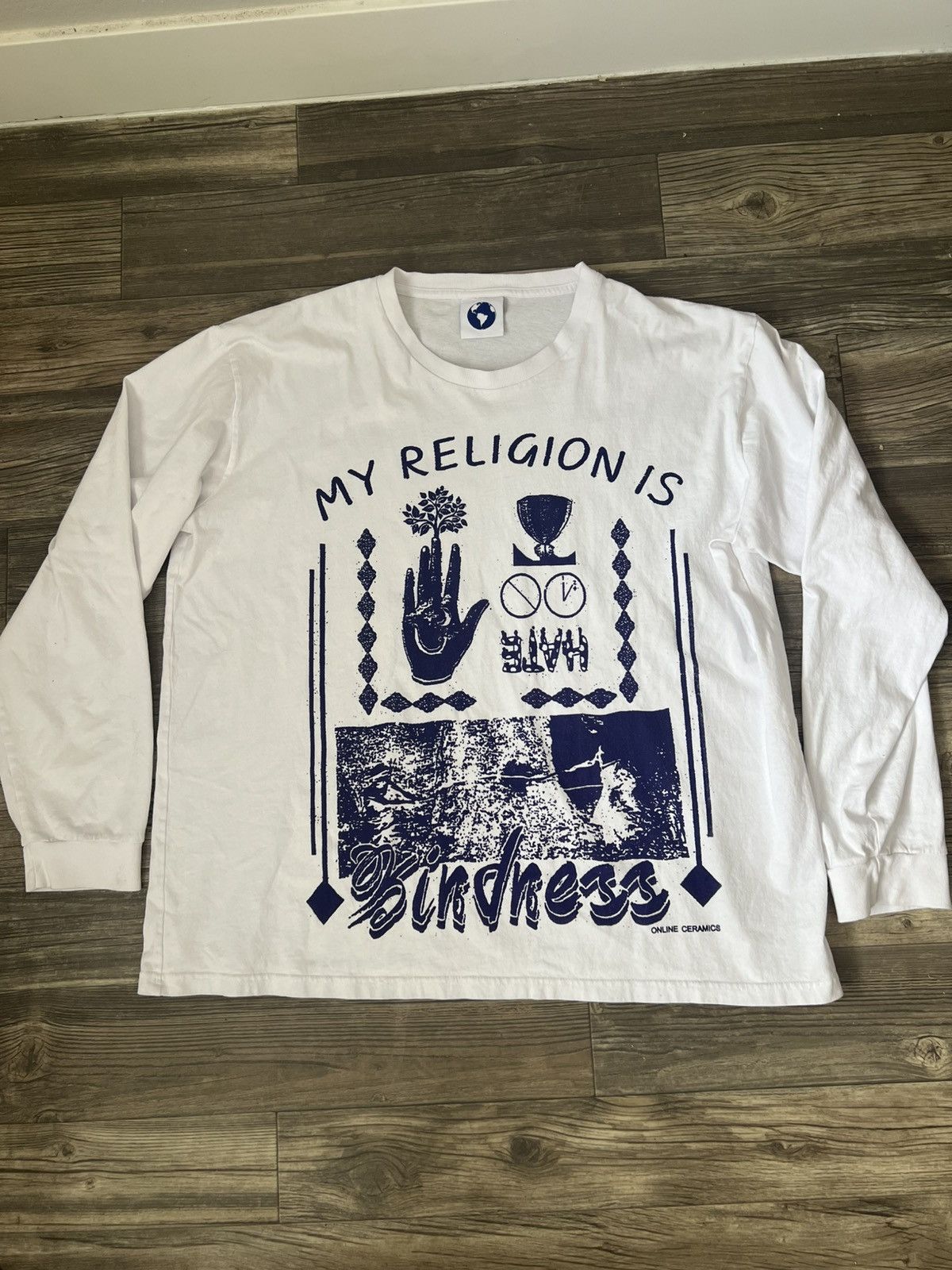 Online Ceramics Online Ceramics My Religion Is Kindness Size US XXL / EU 58 / 5 - 1 Thumbnail