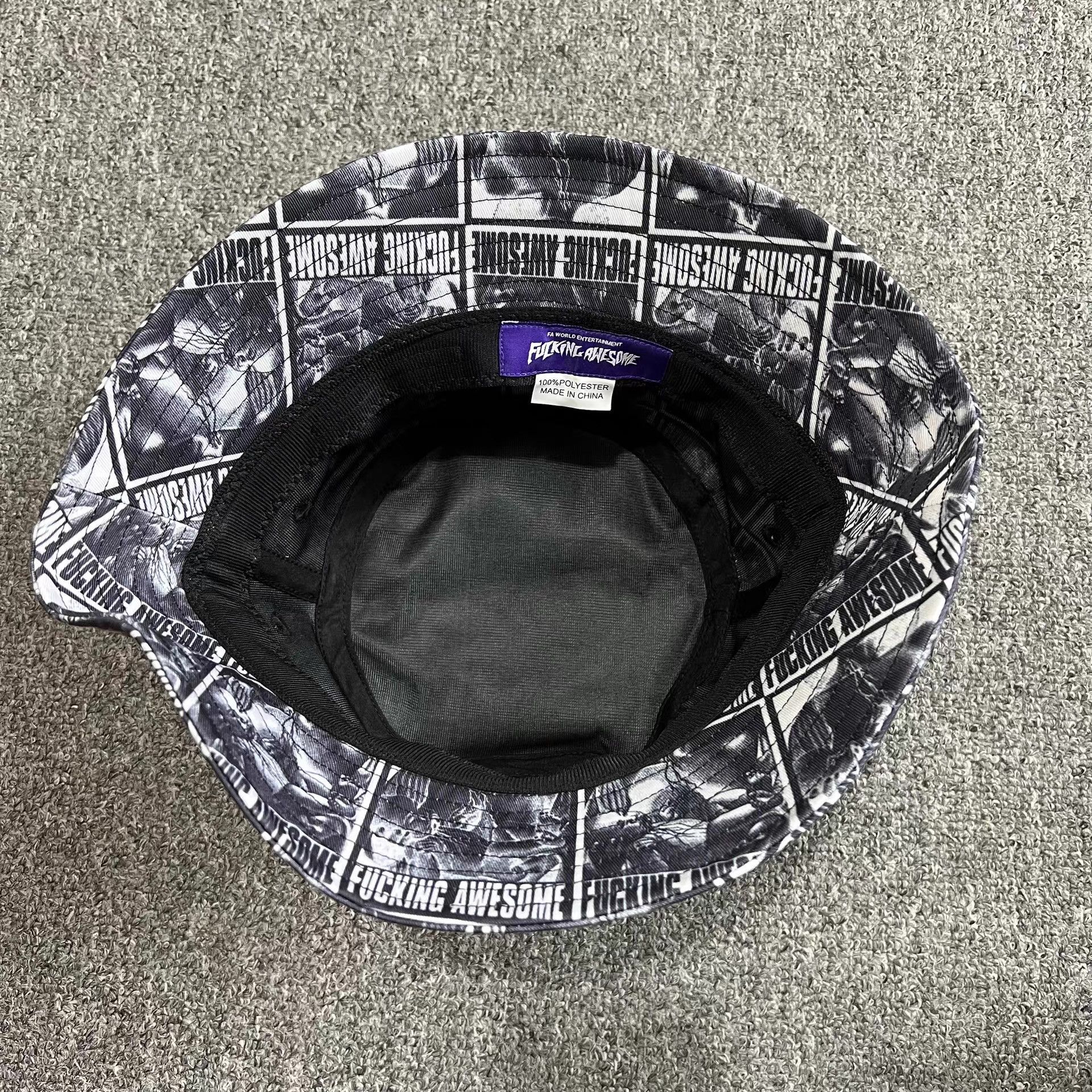 Fucking Awesome Fucking Awesome Blood Baby Bucket Hat Q7 Size ONE SIZE - 4 Thumbnail