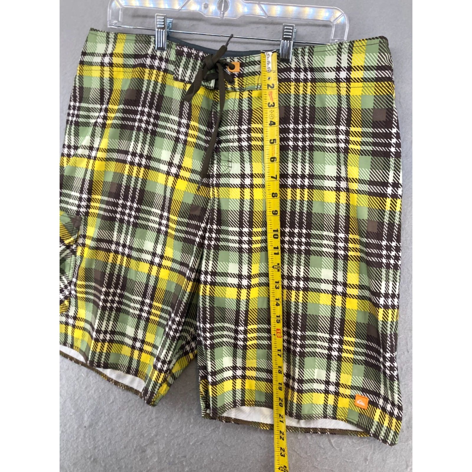 Quiksilver Quiksilver Boardshorts Mens 36 Plaid Cargo Pocket Swim Trunks Short Bottom Multicolor Beach Pockets 90s Mens Size US 36 / EU 52 - 3 Thumbnail