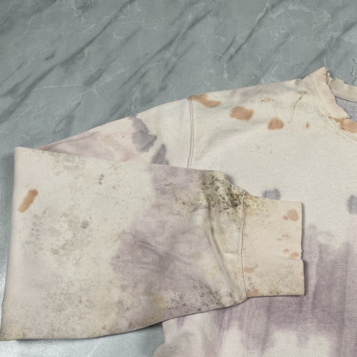 Stussy Vintage y2k Stussy Japan Tiedye Distressed Crewneck Size US L / EU 52-54 / 3 - 9 Thumbnail