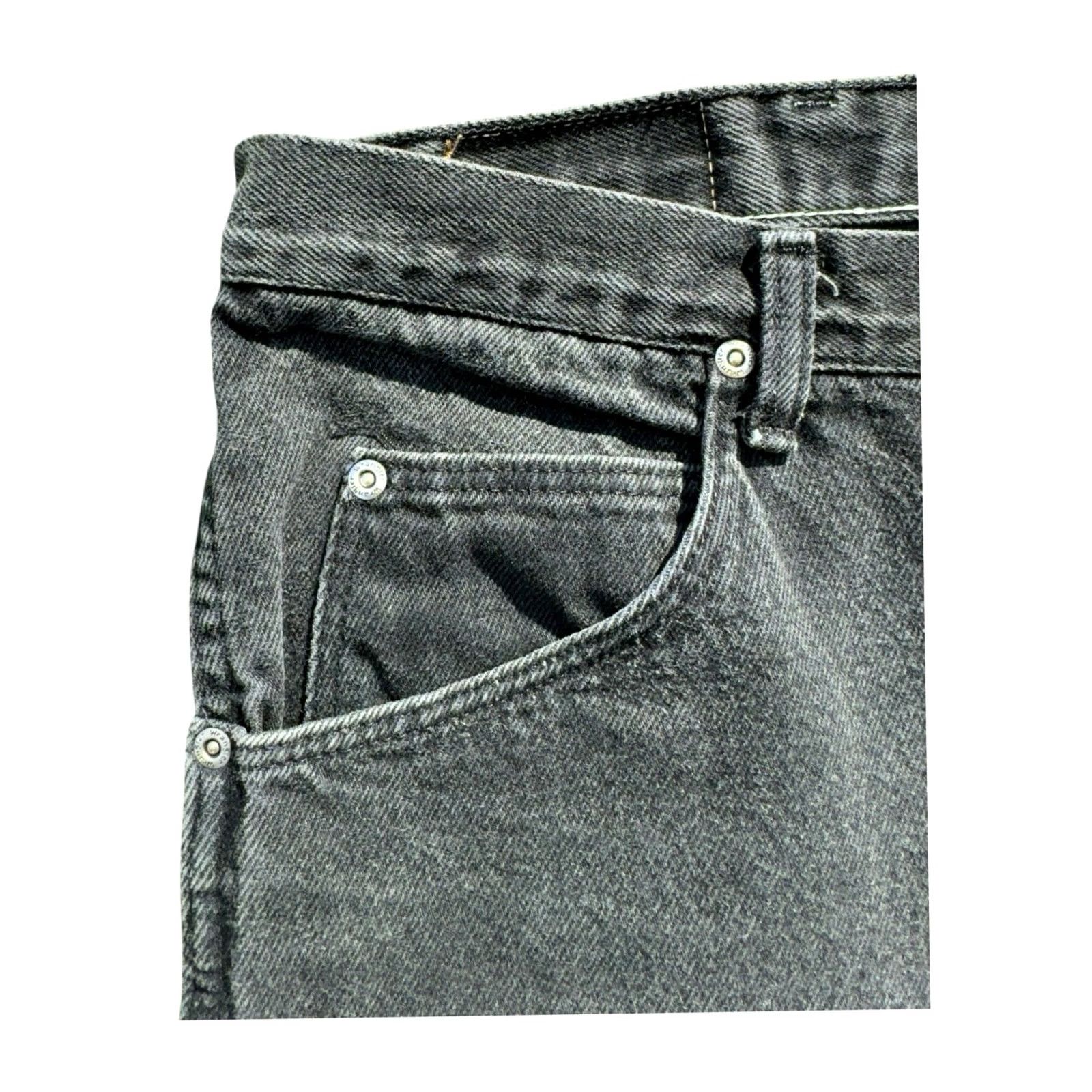 Wrangler VINTAGE Wrangler Jeans Dark Wash Denim 38x32 Mens Size 38 Regular Straight Blue N/A Size US 38 / EU 54 - 4 Thumbnail