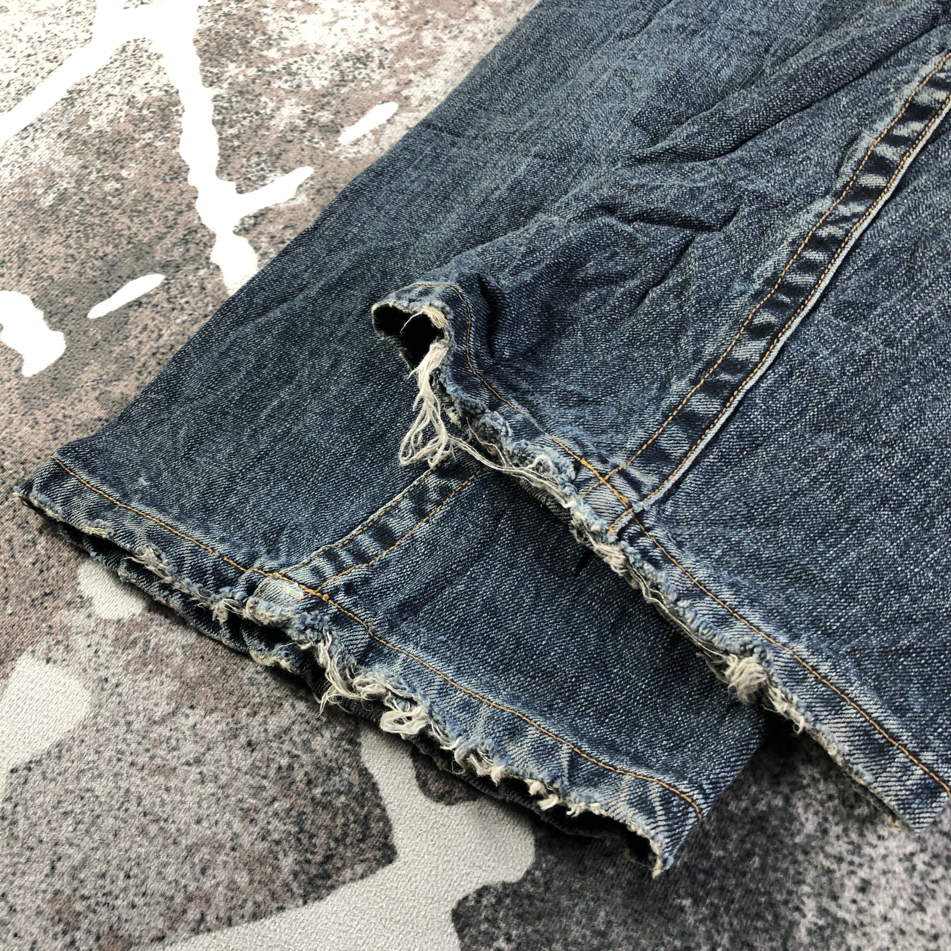 JACKROSE Jack Rose Flare Jeans Destroyed Denim KJ3043 Size US 30 / EU 46 - 5 Thumbnail