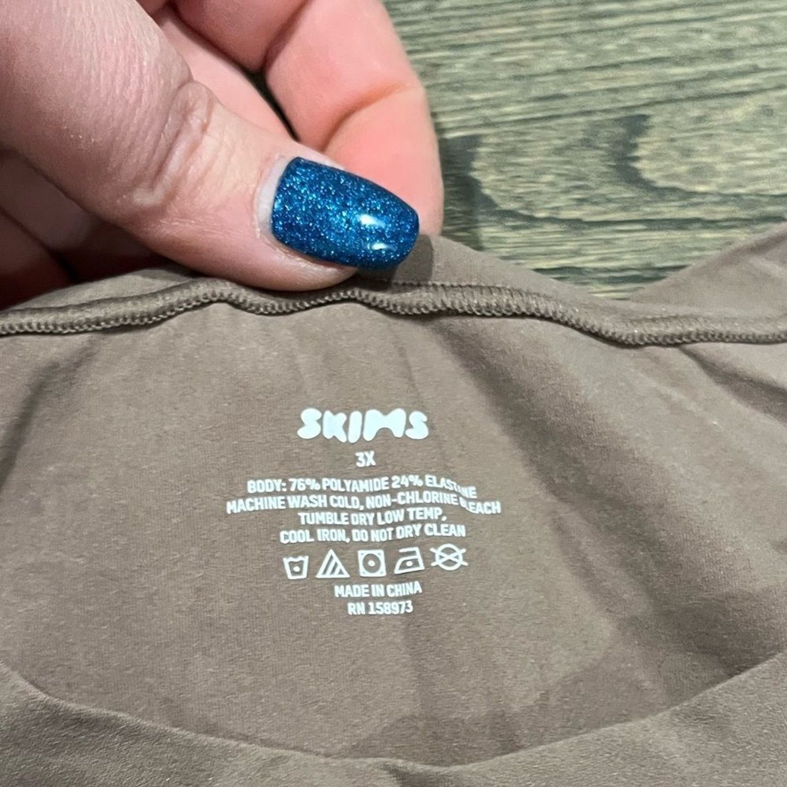 SKIMS NWT Skims Fits Everybody Super Cropped T-Shirt Umber 3X Size 3XL / US 20-22 - 2 Thumbnail