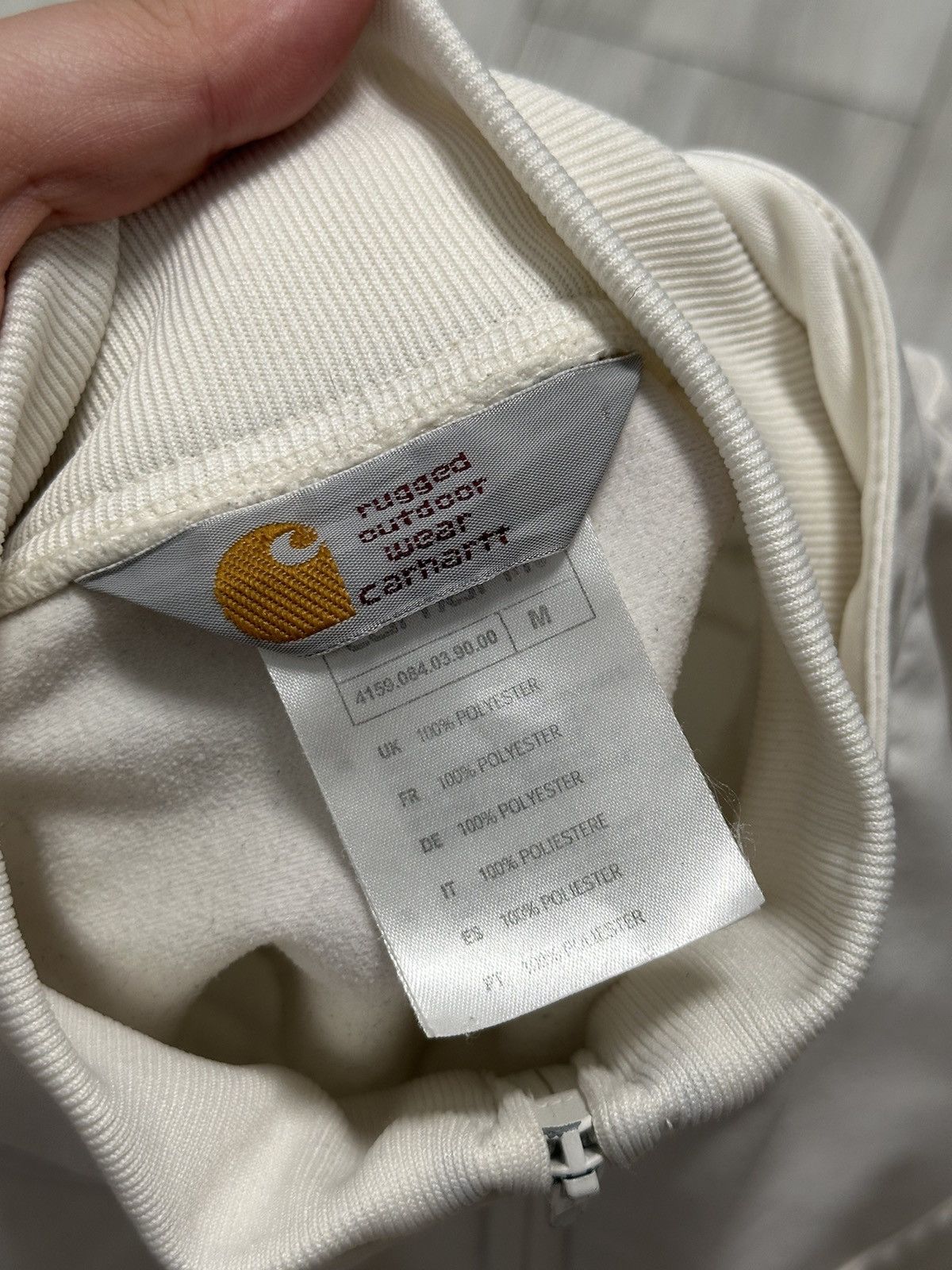Carhartt Vintage Carhartt Logo Zip Up Active Jacket Sweater Size US M / EU 48-50 / 2 - 5 Thumbnail