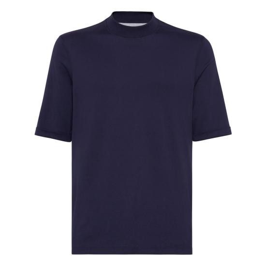 Brunello Cucinelli BRUNELLO CUCINELLI Men T-Shirts M0B131396 C6134 BLUE Size US S / EU 44-46 / 1 - 1 Thumbnail