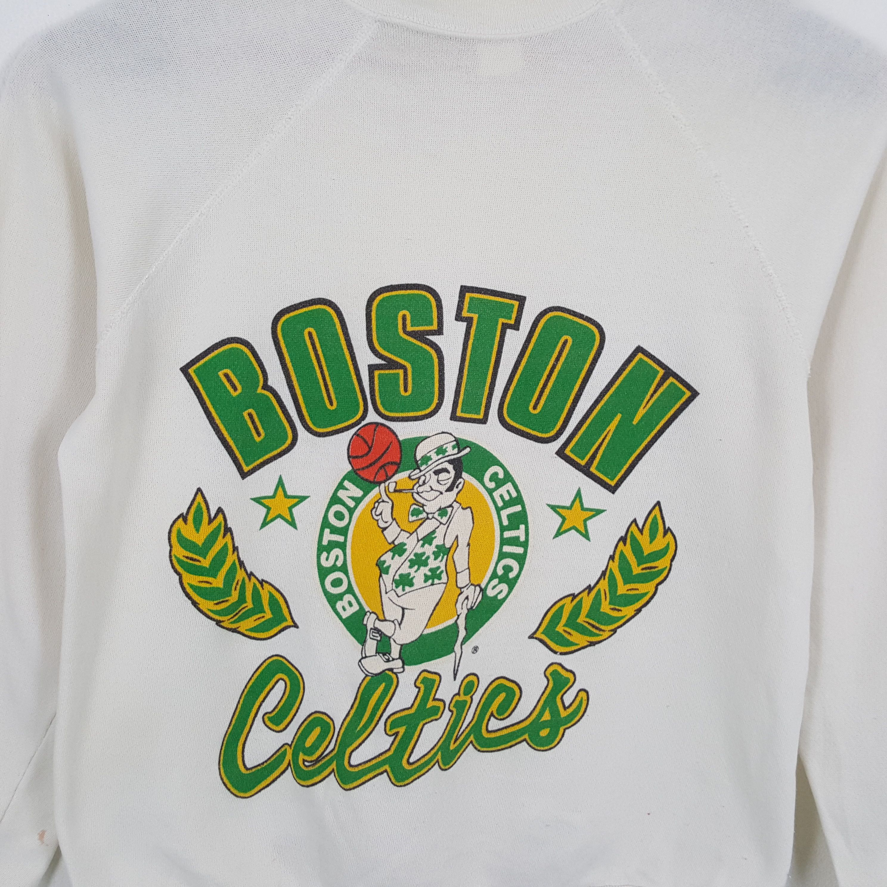 NBA × Vintage Vintage 90's BOSTON CELTICS American Basketball Swaetshirt Size US S / EU 44-46 / 1 - 2 Thumbnail