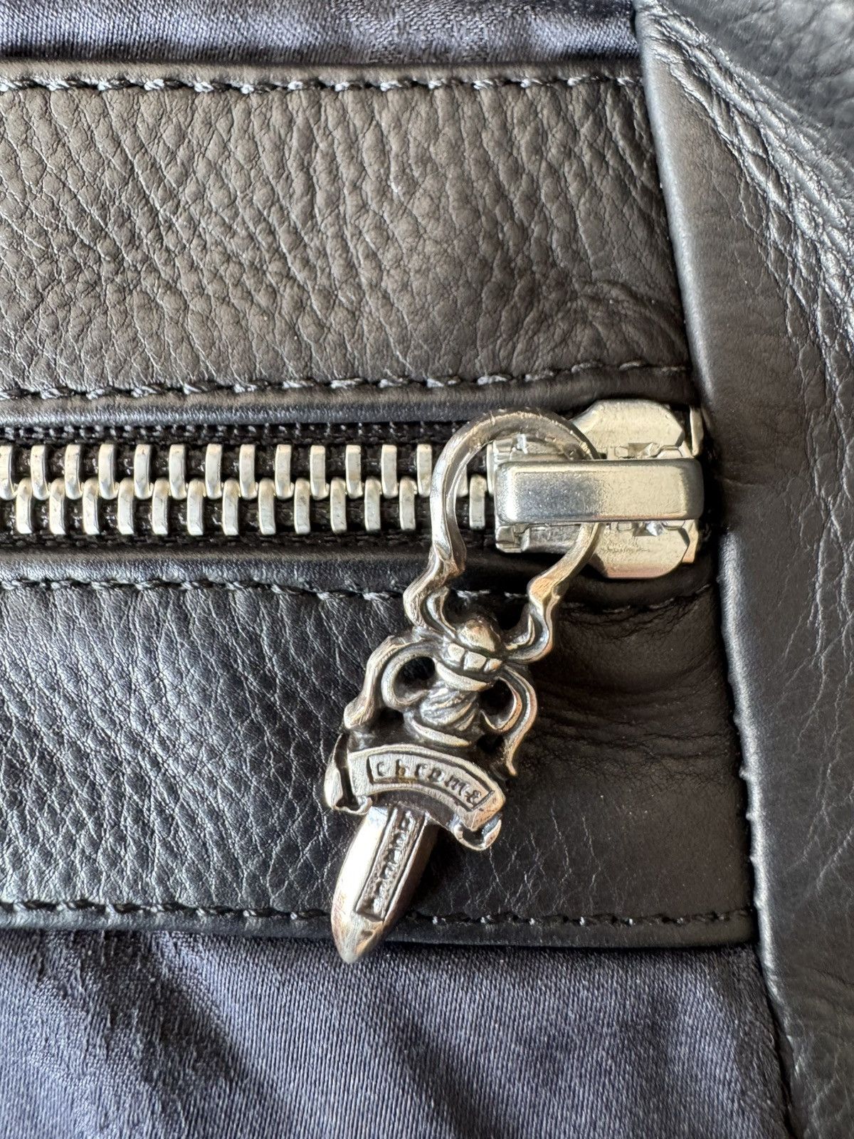 Chrome Hearts CHROME HEARTS New Calfskin Patch Vest Size 50L - 7 Thumbnail