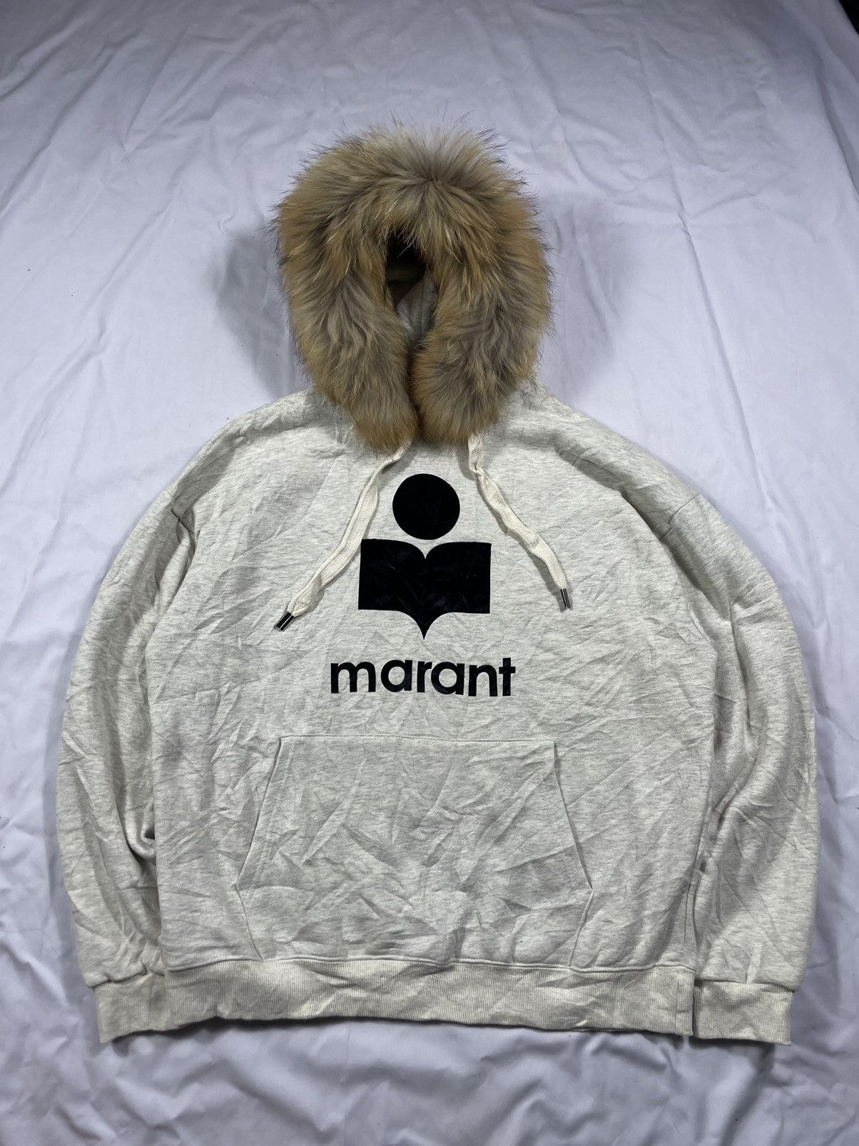 Isabel Marant Fur Hoodie MARANT Velvet Logo Over size Size US L / EU 52-54 / 3 - 1 Thumbnail