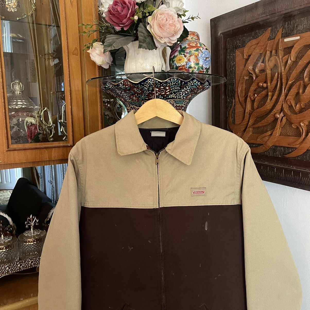 Dickies Vintage Dickies 2 tone Work Jacket detroit jacket Size US M / EU 48-50 / 2 - 2 Thumbnail