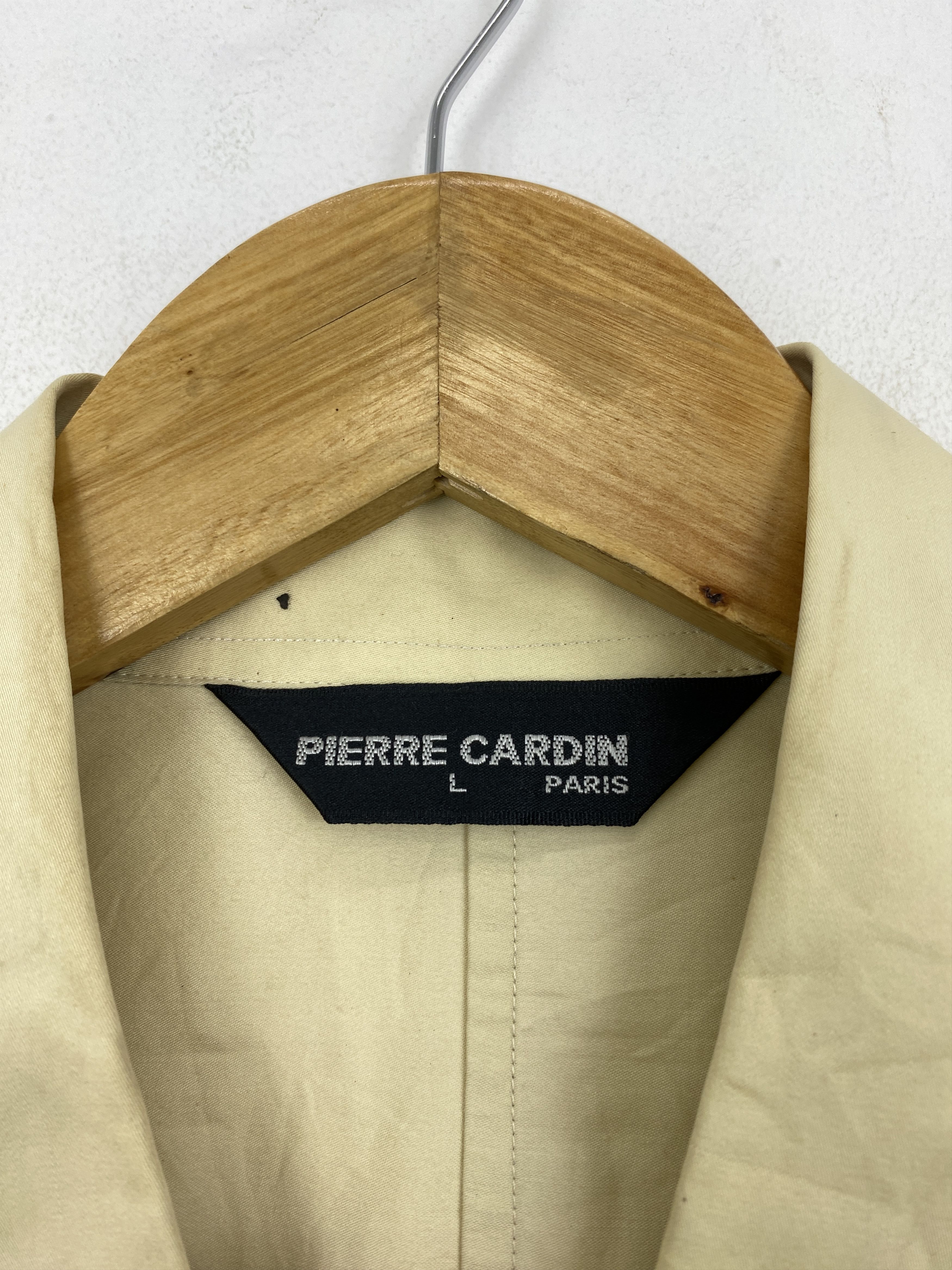 Pierre Cardin Vintage Pierre Cardin Light Cream Zipper Jacket JA0104 Size US L / EU 52-54 / 3 - 5 Thumbnail