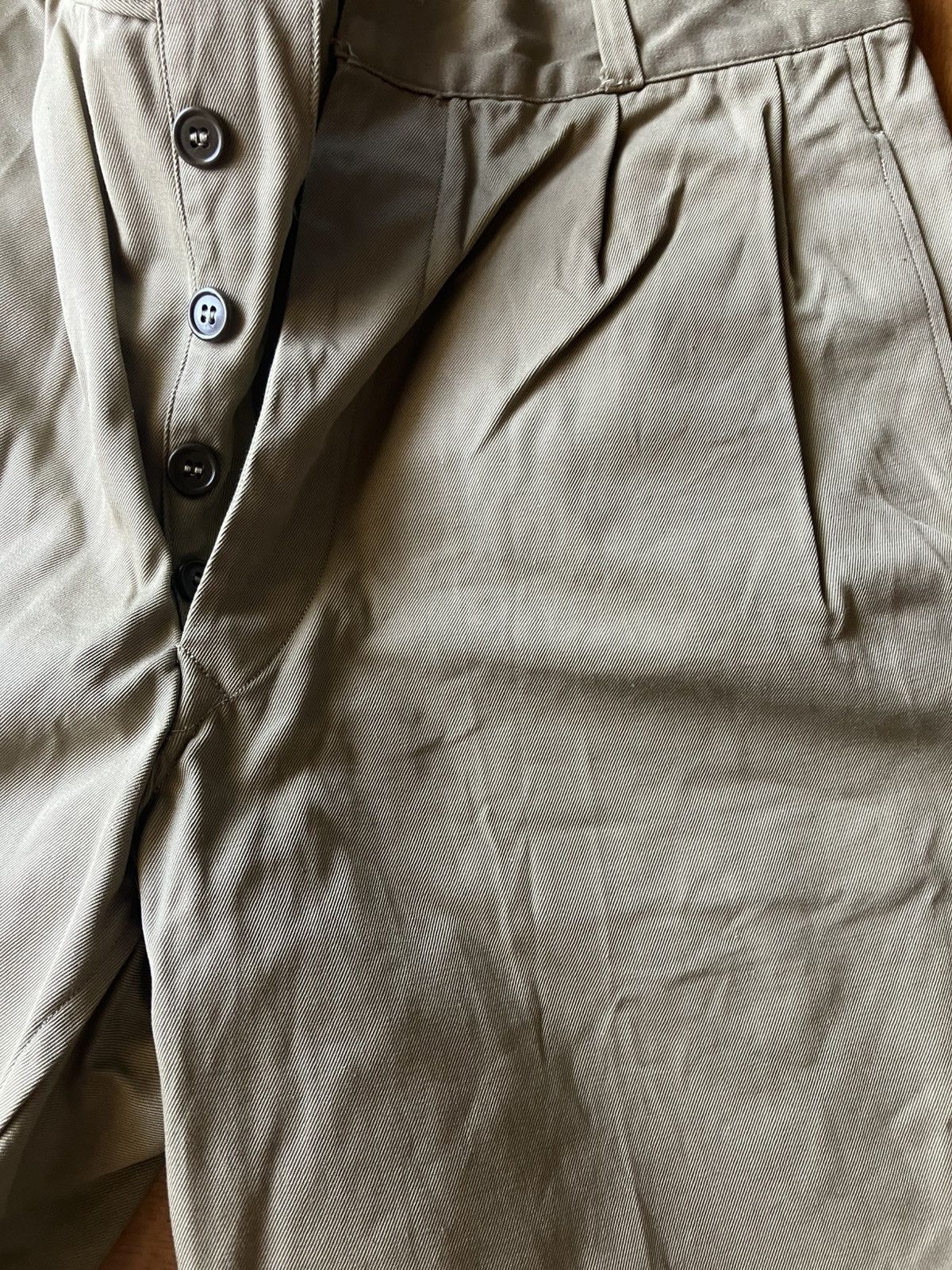 Other 1960s army chino pleated front shorts Size US 30 / EU 46 - 4 Thumbnail