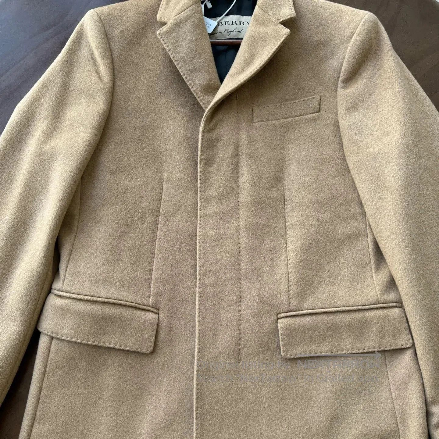 Other Beige Long Wool Blend Coat Size M. Size US M / EU 48-50 / 2 - 4 Thumbnail